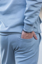 Trening  material texturat OVERSIZE ZR Blue+ Tricou CADOU