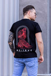 Tricou BELIEVE Black