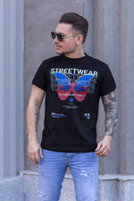 Tricou STREETWEAR BUTTERFLY Black