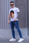 Tricou TONY MONTANA White