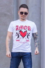 Tricou Amor White