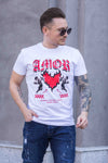 Tricou Amor White