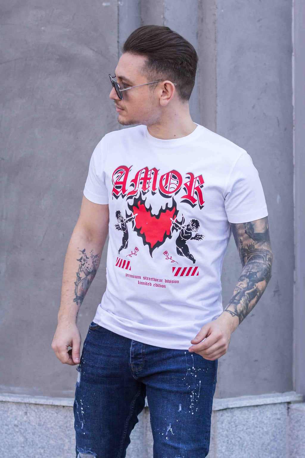 Tricou Amor White