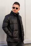 Geaca PLAIN Piele ECO Black