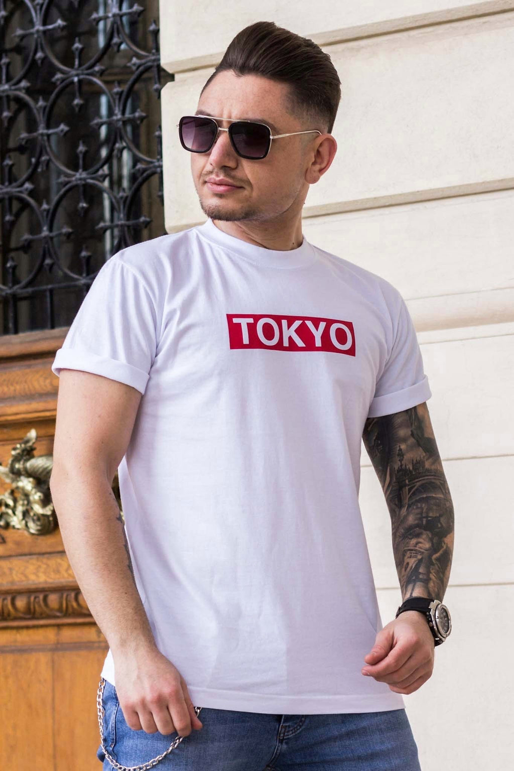 Tricou TOKIO White