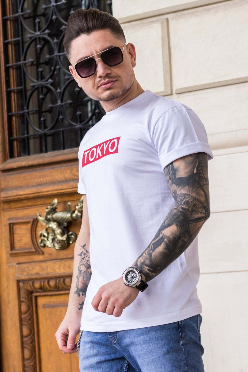 Tricou TOKIO White