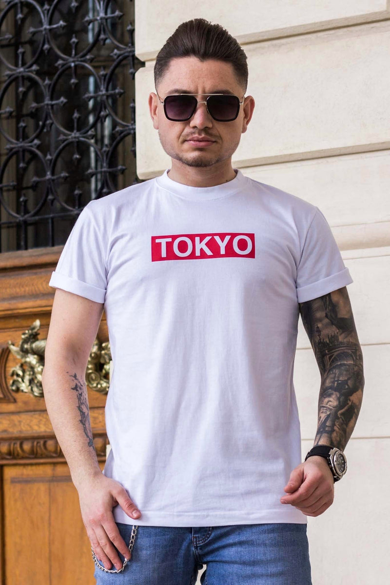Tricou TOKIO White
