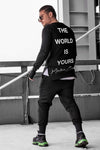 Compleu TONY MONTANA All Black(Tricou Cadou)